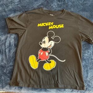 Disney Mickey Mouse Black Short Sleeve Tee